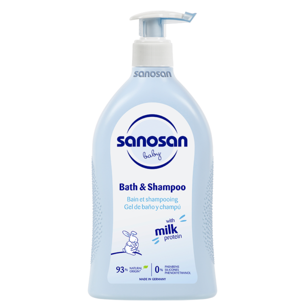 sanosan Baby Bath & Shampoo 500ml