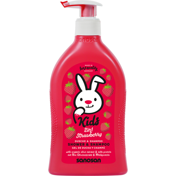 sanosan Kids Shower & Shampoo Strawberry 400ml